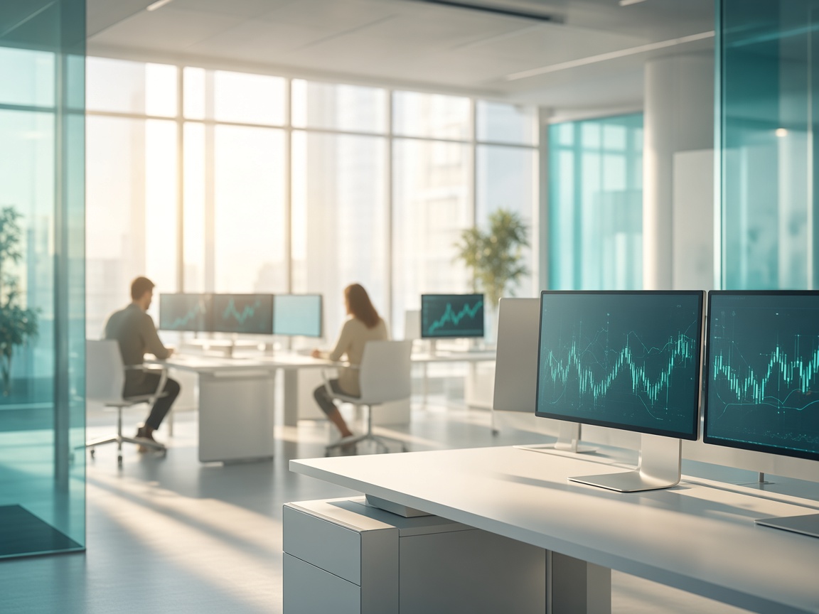metracodes product and support colleagues working together in a bright contemporary office